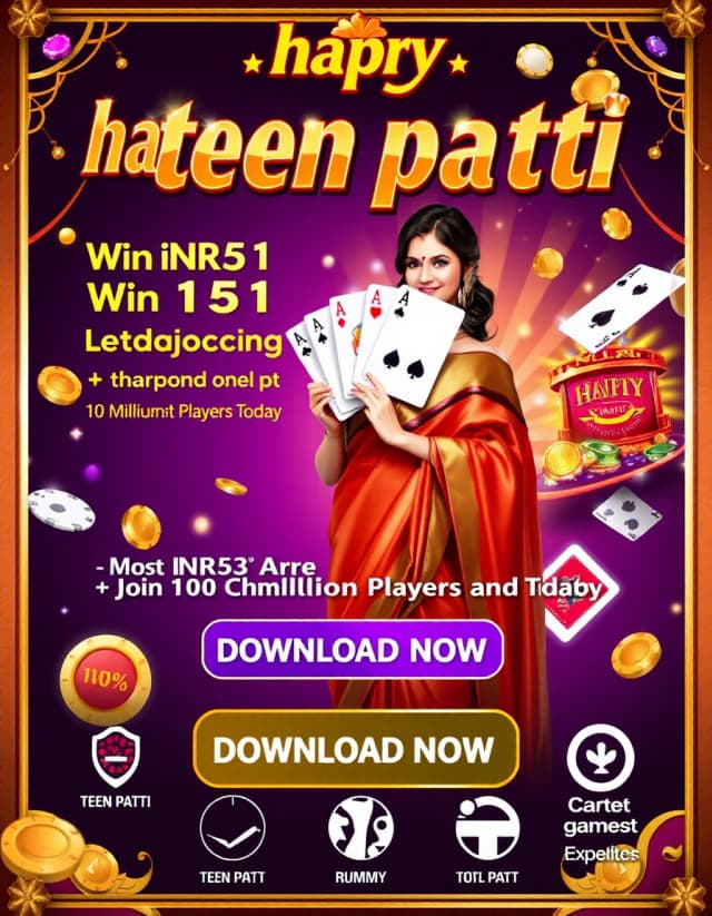 Happy Teen Patti Banner